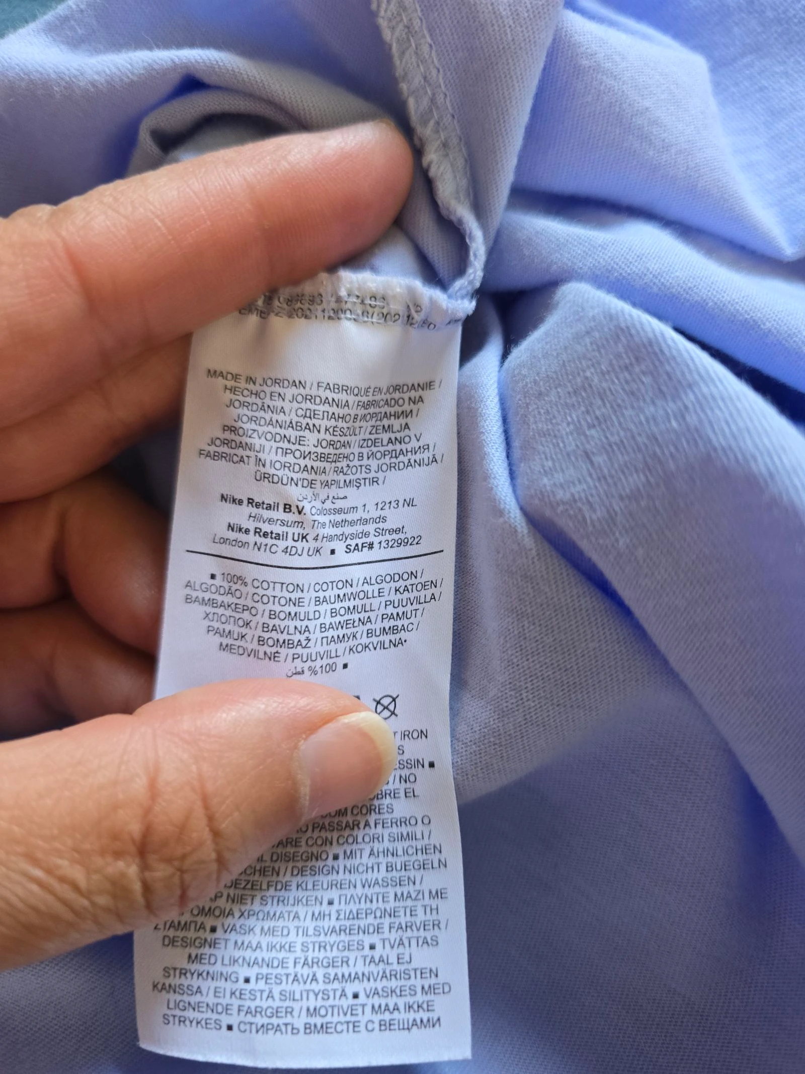 Nike Originals blauw T-shirt-maat XS – photo 5